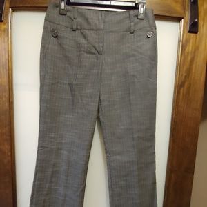 Black Patterned Slack